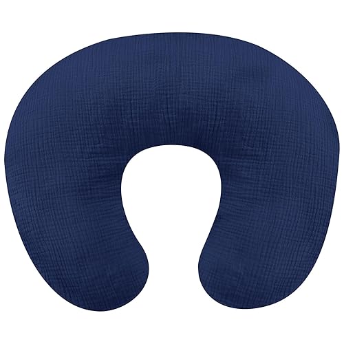 Funda de almohada de muselina para lactancia, funda de almohada de algodón para bebés, niñas y niños, funda de almohada de lactancia suave y