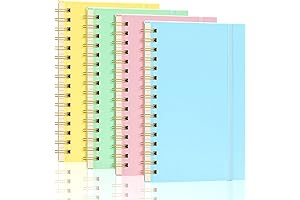 EOOUT 4 Pack Medium Notebooks (5.83" x 8.5")