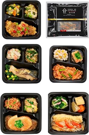 Food Breeze Frozen Bento Food, Assorted Side Dishes, Administrative Nutrition Supervision, Japanese Products, Premium 5 Meals Set 5 Servings B Set