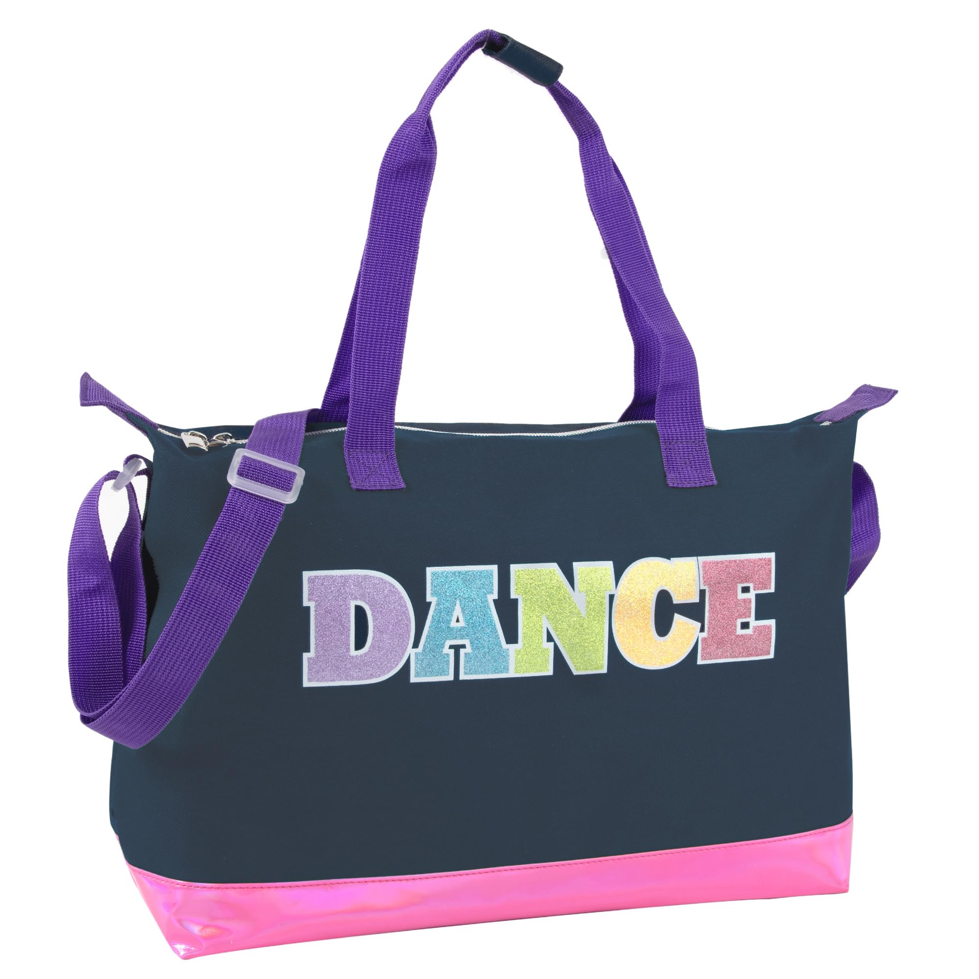Garment Dance Shoulder Bags for Girls, Teen Dancers, Costumes, Boys | Holographic Glitter Dance Bag for Kids