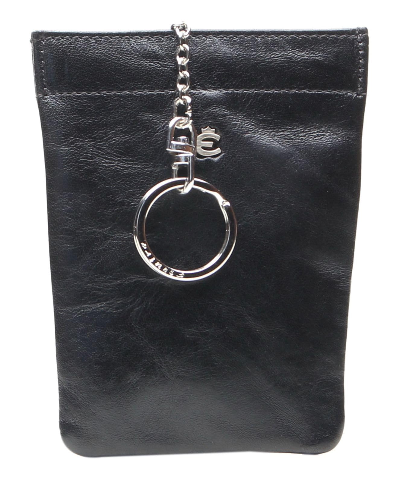 Esquire Toscana Leather Key Case Key Ring 6 cm, black, One Size