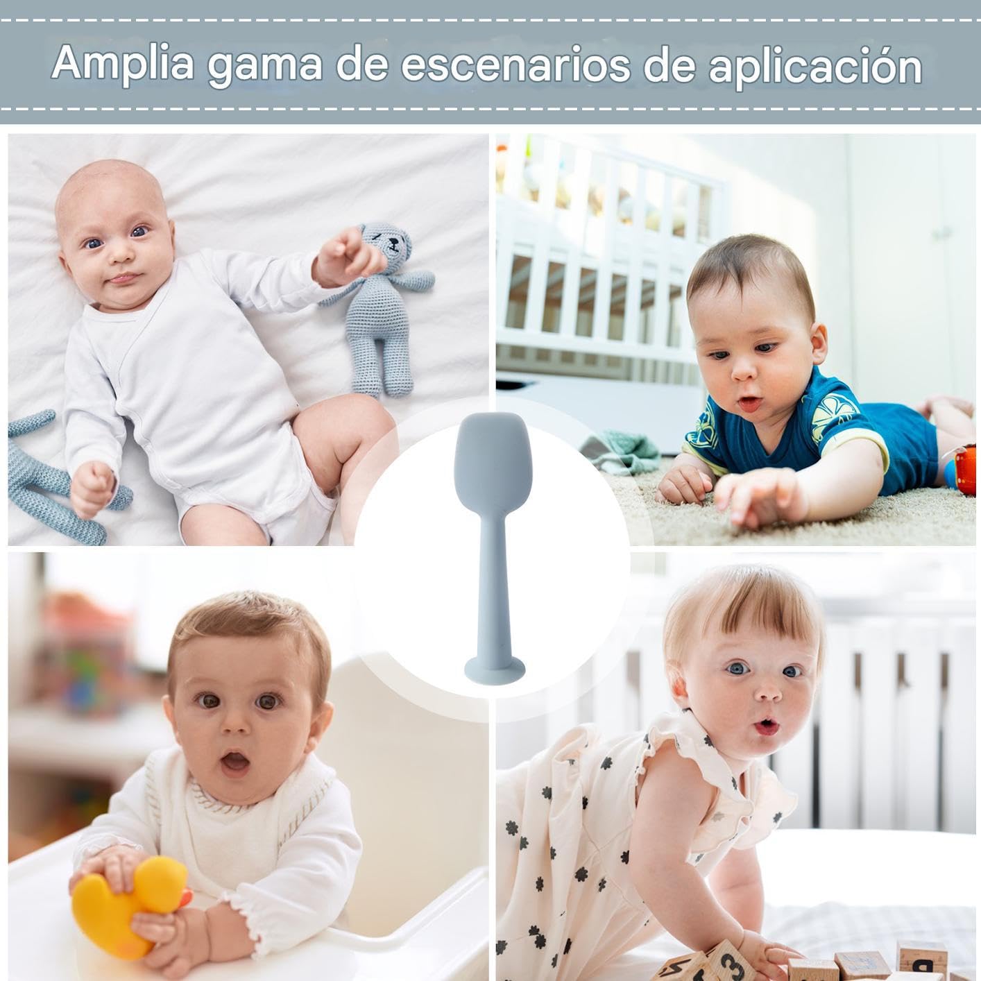 Pielucha krem do pieluch dla niemowląt, szpatułka dla niemowląt do pieluch - szpatułka do pieluch dla niemowląt z przyssawką - narzędzie do balsamu aplikator do pasty silikonowej do
