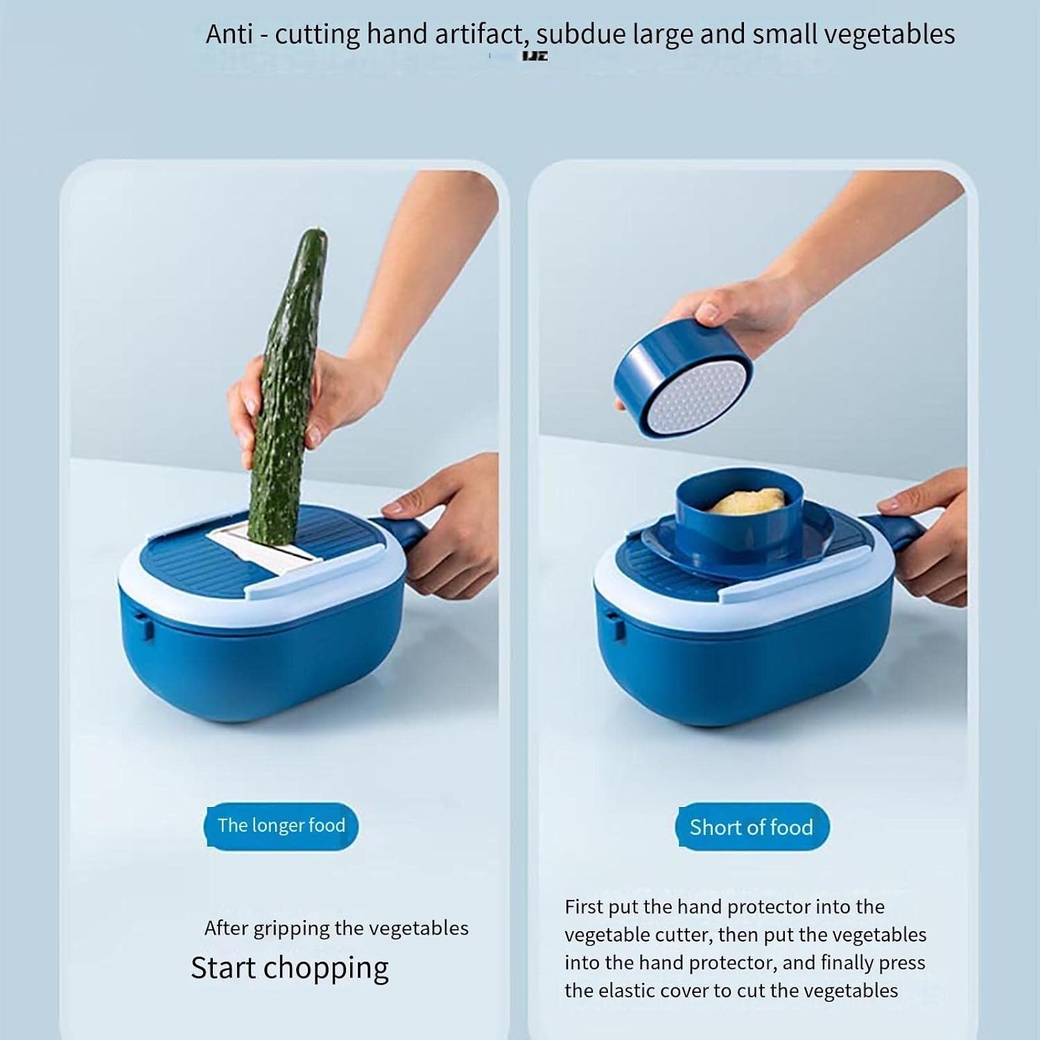 Vegetable Slicer, Mandoline Slicer,Cheese Grater, Onion Cutter with Container, Kitchen Gadgets Essentials