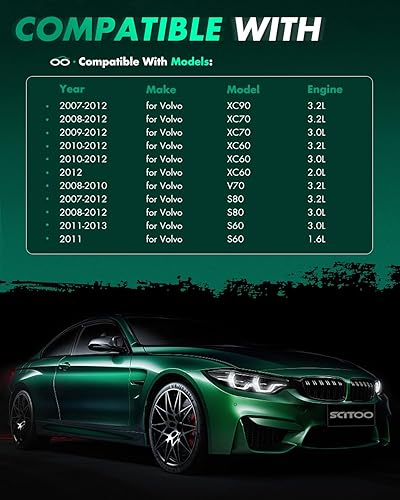 Miniatura 7 de SCITOO Paquete de bobinas de encendido para Volvo XC90 3.2L 2007-2012 para Volvo XC70 3.2L 2008-2012 para Volvo XC60 3.2L3.0L 2010-2012 para Volvo