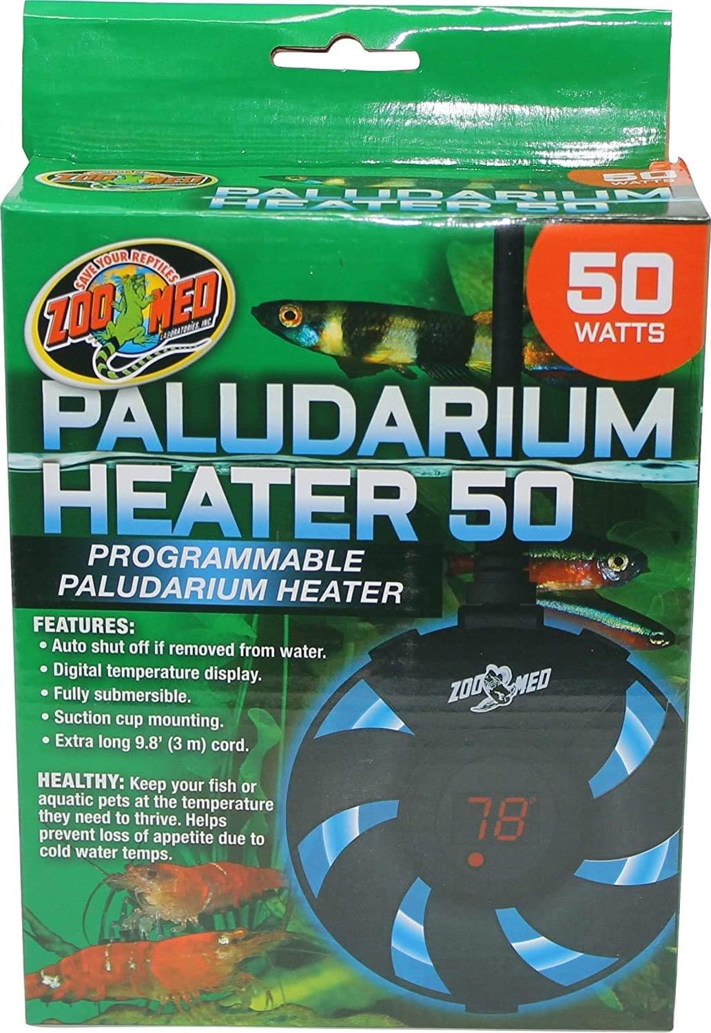 Zoo Med Paludarium Heater 50 Watt - Pack of 33