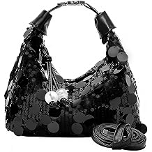 Sequin Clutch Bag for Women, Glitter Evening Bag Sparkly Crossbody Bags Bling Handbag with Detachable Shoulder Strap for Wedding Bridal Prom Cocktail Party