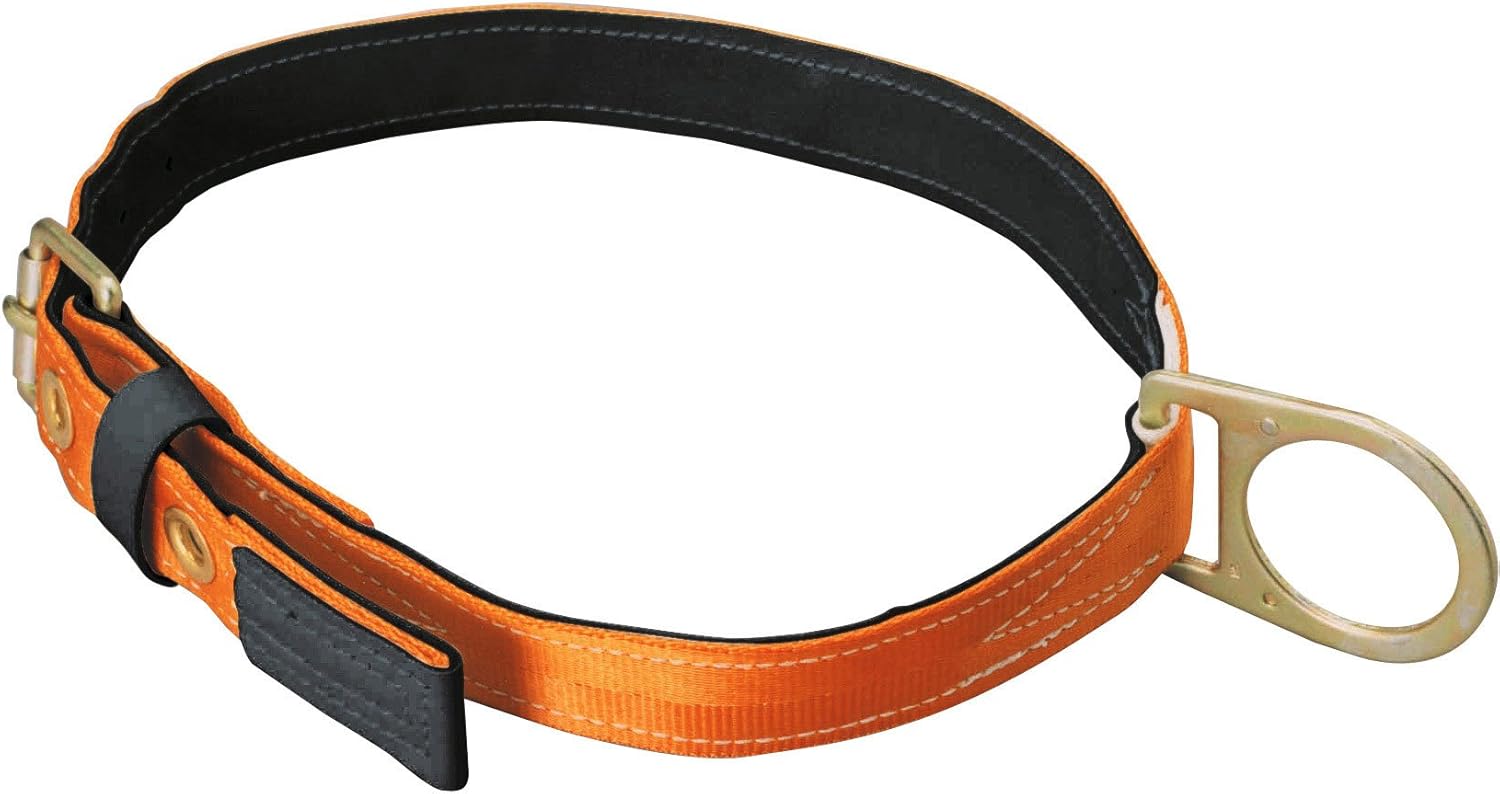 Miller Honeywell Safety Products by T3010/LAF Tongue Buckle Body Belt with Single D-Ring, Large