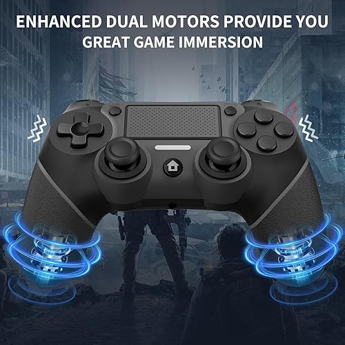Miniatura 4 de Ubsvaky Wireless Controller for PS4, Wired P-4 Pro Controller with Paddles, Black P-4 Controller Accessories, P-4 Accessories Perfect Adaptive Full