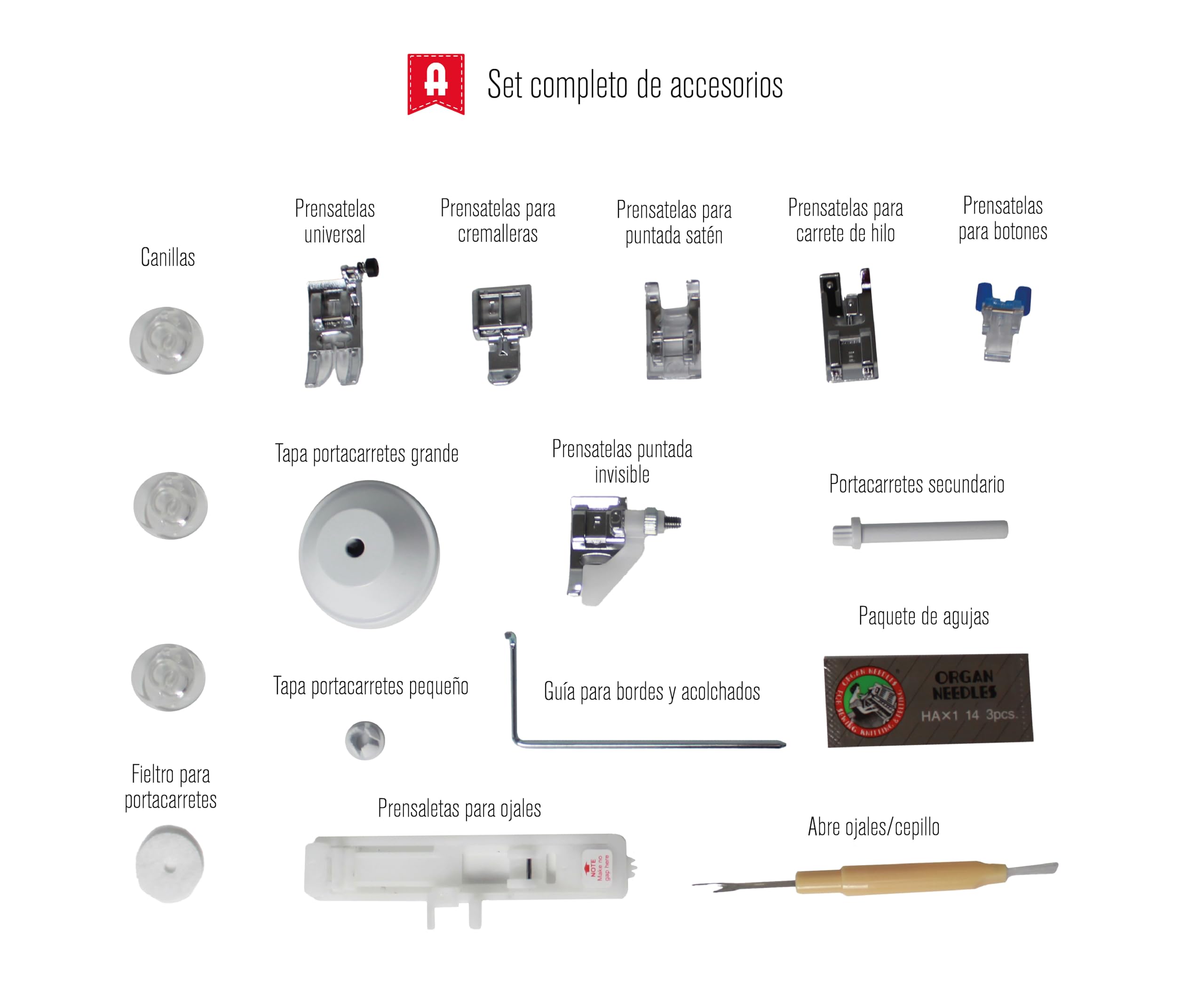 ALFA ZART01-Maquina de Coser electrónica, Blanco