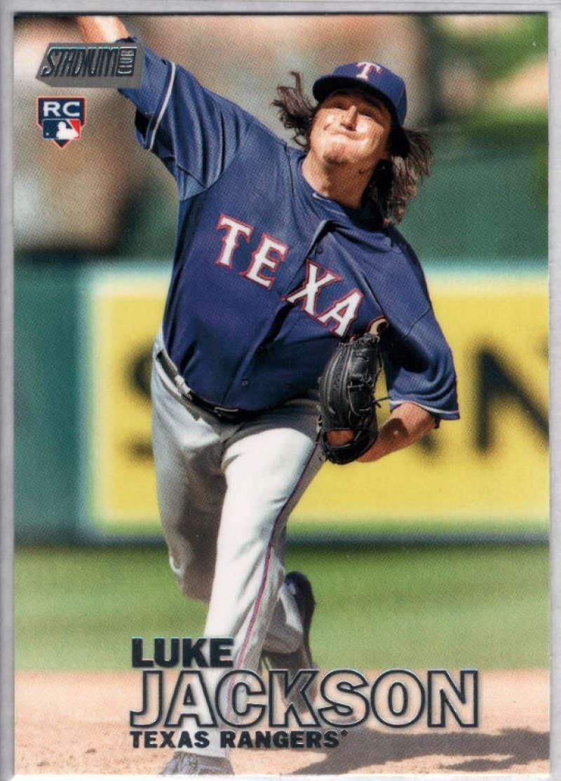 Baseball MLB 2016 Topps Stadium Club 62 Luke Jackson NMMT+ RC Rangers