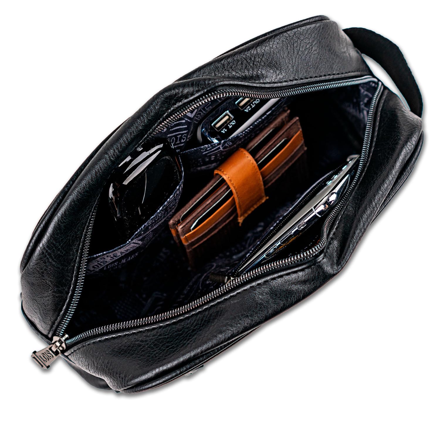 Beauty Case Uomo - Beauty Case da Viaggio in Impermeabile Materiale - Beaut