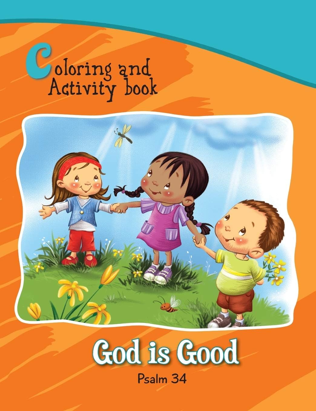 Psalm 34 Coloring and Activity Book: God is Good (Bible Chapters for Kids)