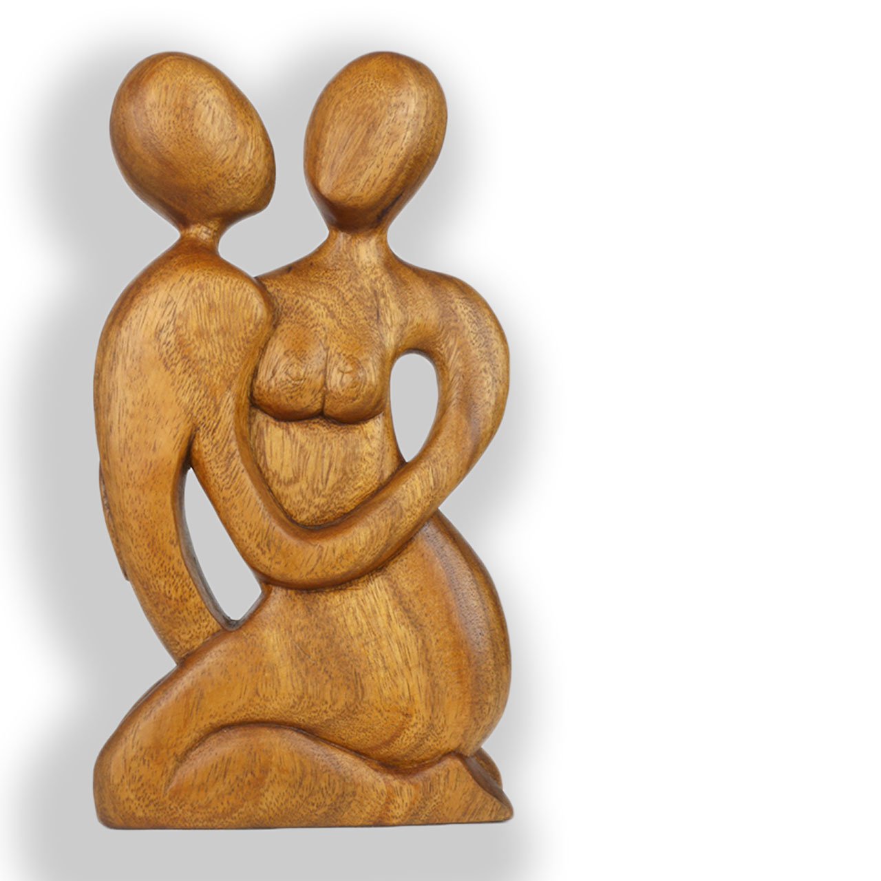 ART-CRAFT Liebespaar Harmonie aus Suar Holz 30cm
