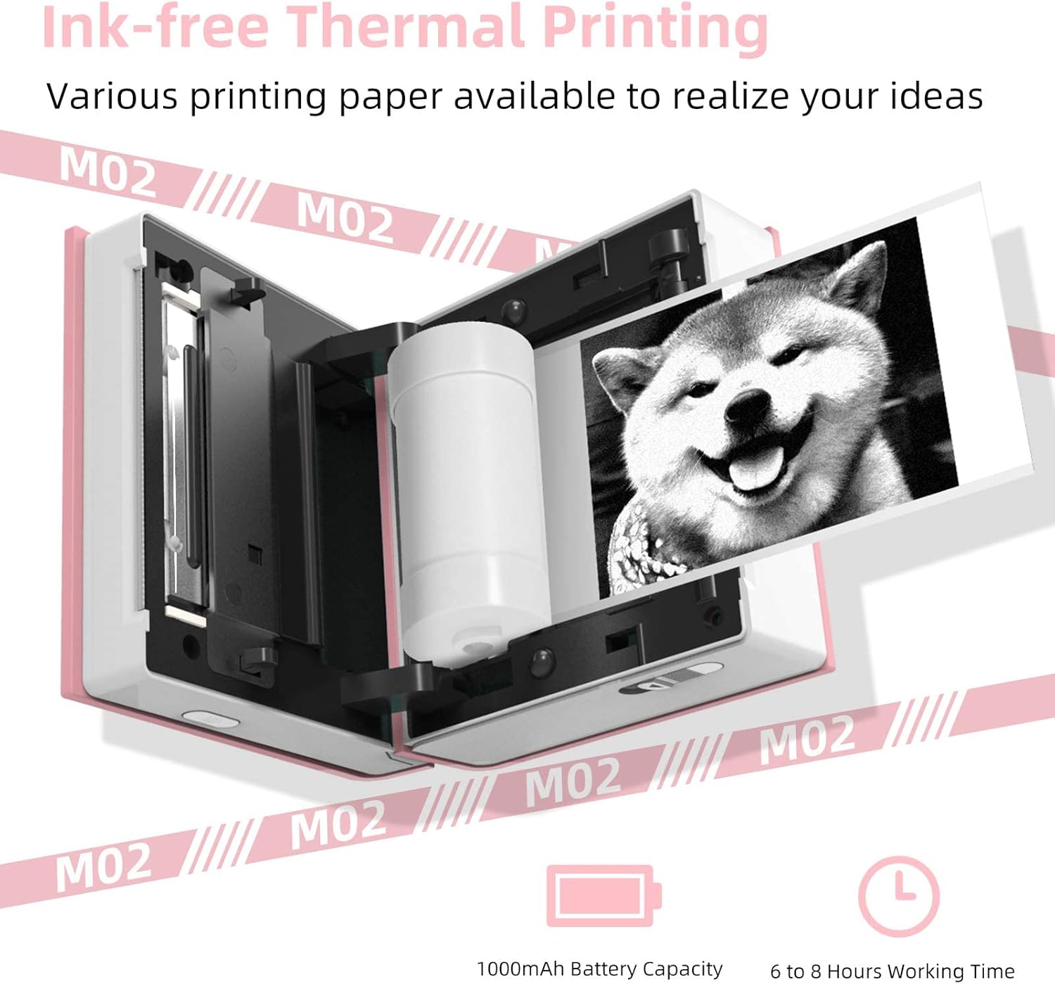 Get Popular Offer Phomemo M02 Bluetooth Pocket Printer for iPhone & Android Phones, Portable Sticker Maker Machine Printer, Inkless Travel Printer for Smartphone Exclusive Discount 60% Price Phomemo M02 Bluetooth Pocket Printer for iPhone & Android Phones, Portable Sticker Maker Machine Printer, Inkless Travel Printer for Smartphone