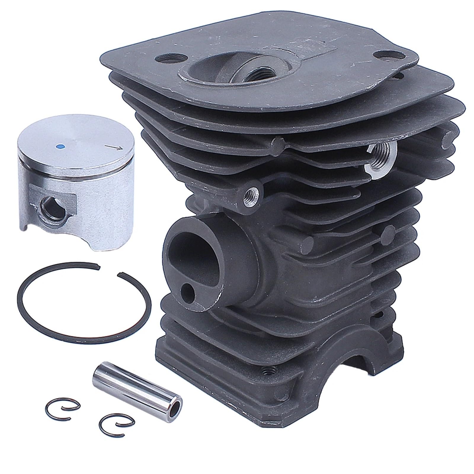 Zestaw świec zapłonowych tłoka cylindra pasuje do h-u-s-q-v-a-r-n-a 340 345 E 350EPA do piły łańcuchowej J-0-n-s-e-r-e-d CS 2141 2145 2150 42MM