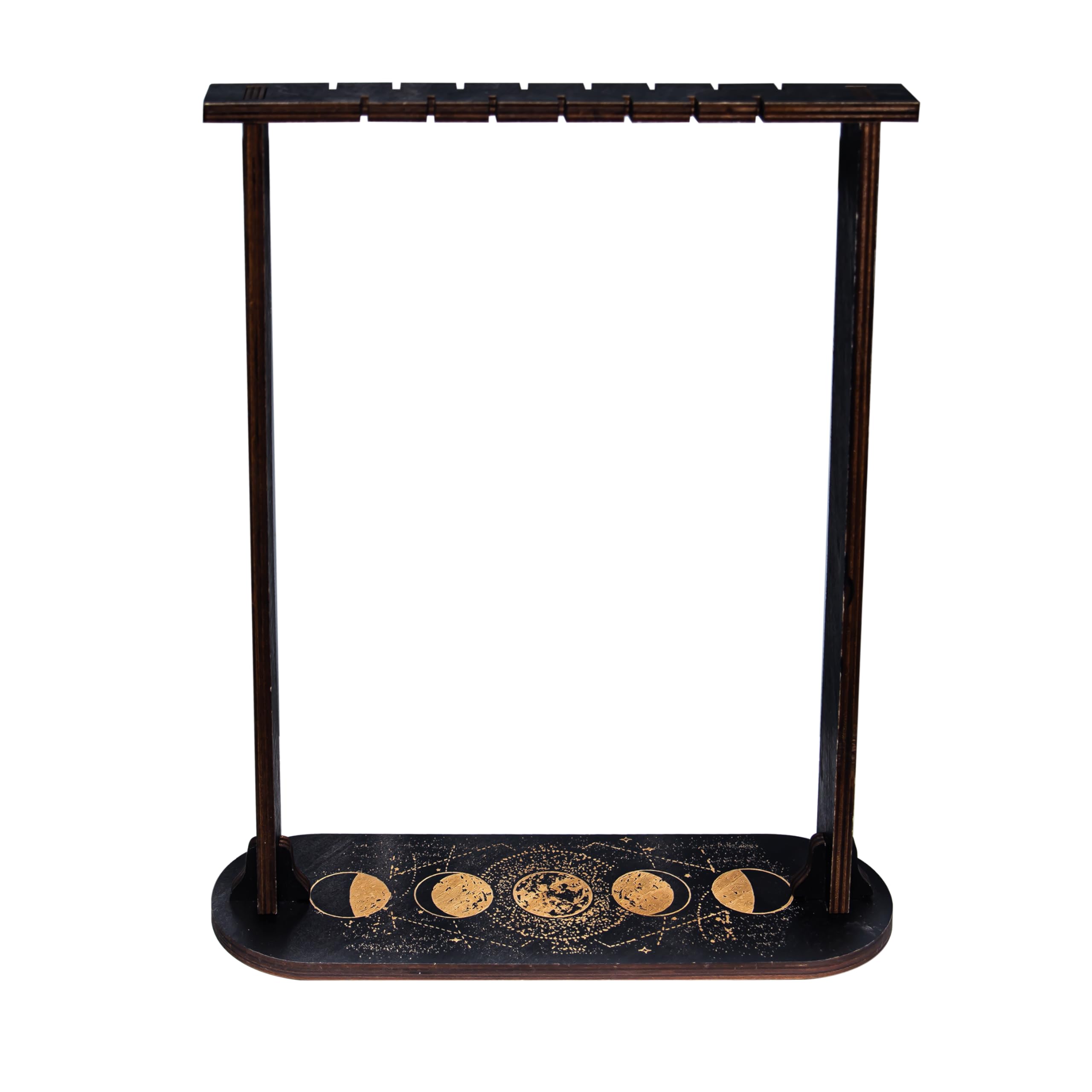 Wood Pendulum Display - Pendulum Crystal Holder Stand | Jewelry Display Stand | Wood Rotating Crystal | Exquisite Design Holder Stand For Living Room, Yoga Room, Meditation Roo (2) (Munon)