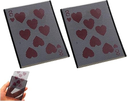 2Pcs Street Magic Trick Card, Vanish Illusion Change Sleeve Close-Up Street Magic Trick Choose Hidden Magic Kits Accessories
