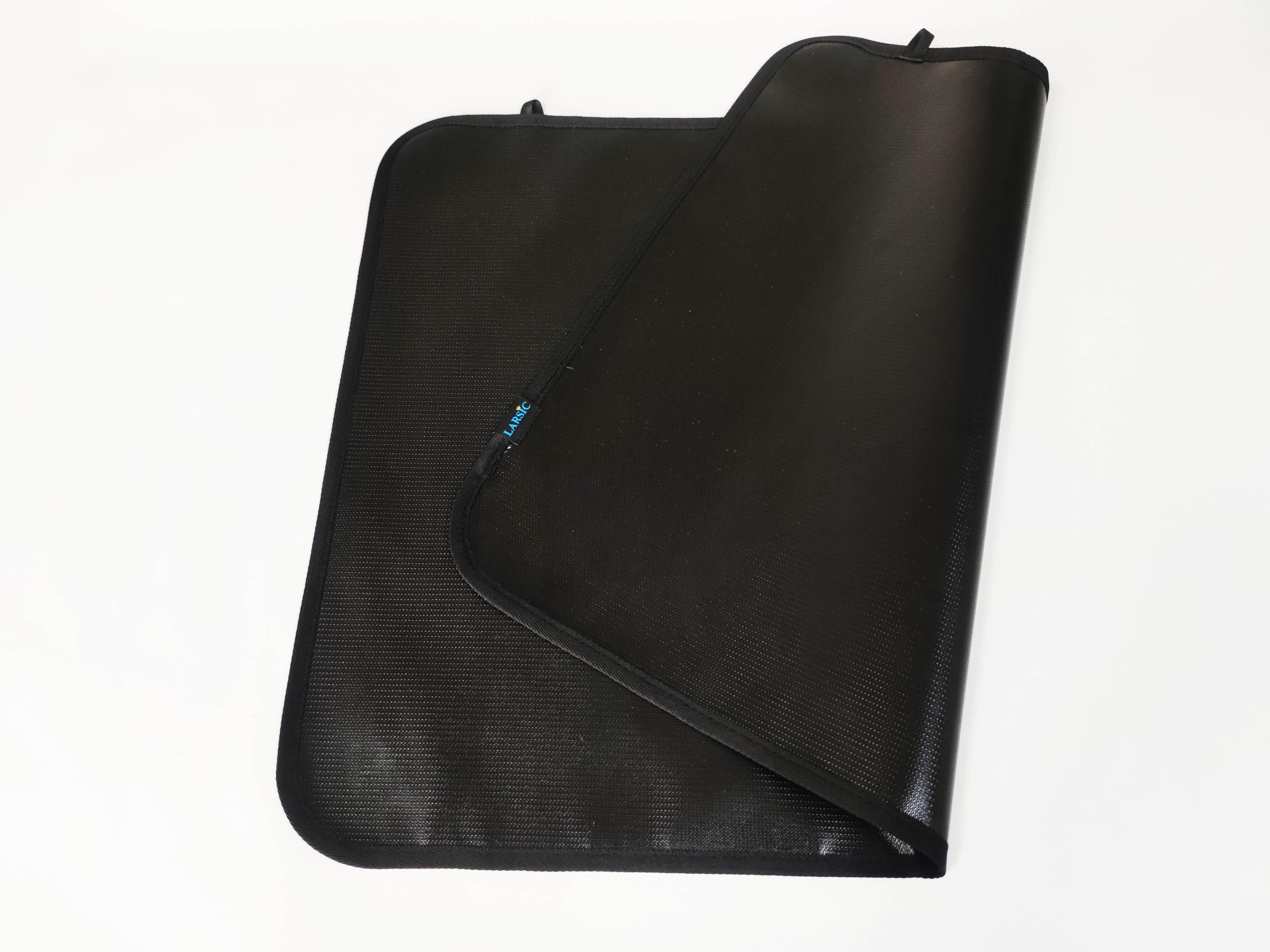 Larsic Cubre Vitrocerámicas Protector de Placa de Inducción contra Arañazos - Gruesa Lámina de Caucho Natural, Plegable, Antideslizante, A Prueba de Agua y Resistente al Calor - 61x53 cm Negro — view 9