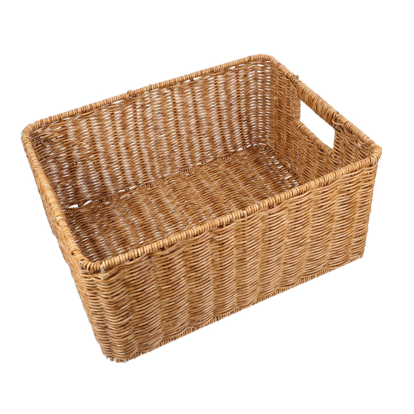 Panier de rangement tissé de bureau parfait pour organiser vos articles divers à la maison