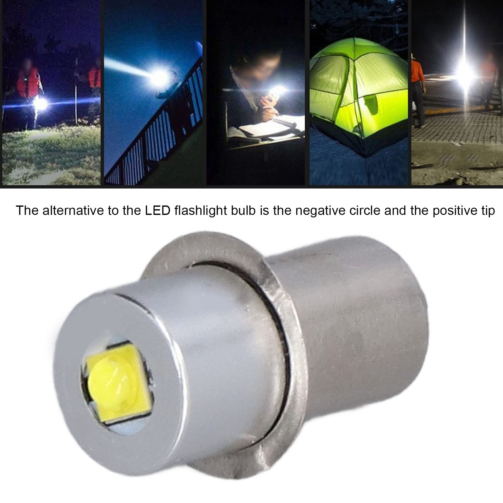 Ailgely Ampoule LED Haute Luminosité, Lumière Blanche, Longue