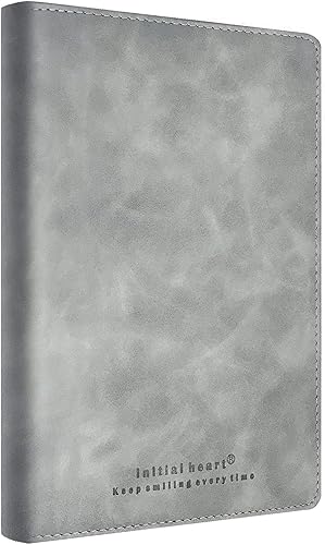 Initial heart Cuaderno de negocios de tapa dura gruesa con hilo de coser, tamaño A5, 5.8 x 8.3 pulgadas, páginas de líneas horizontales, 94 hojas y disponible en Yaxa Colombia