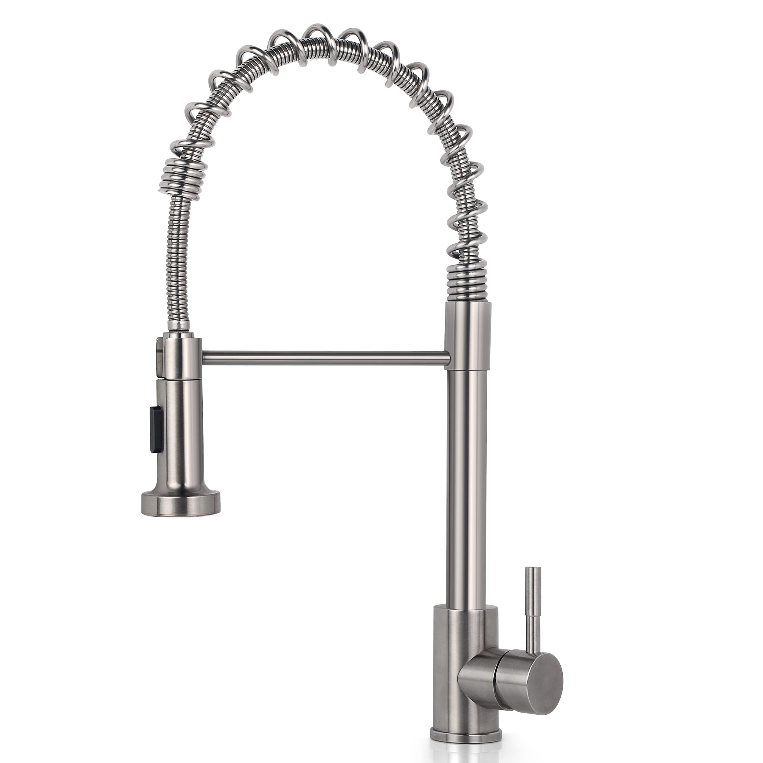 US Standard, Sufuhom 19Inch Commercial Kitchen Faucet with Dual Function, OneHandle PreRinse