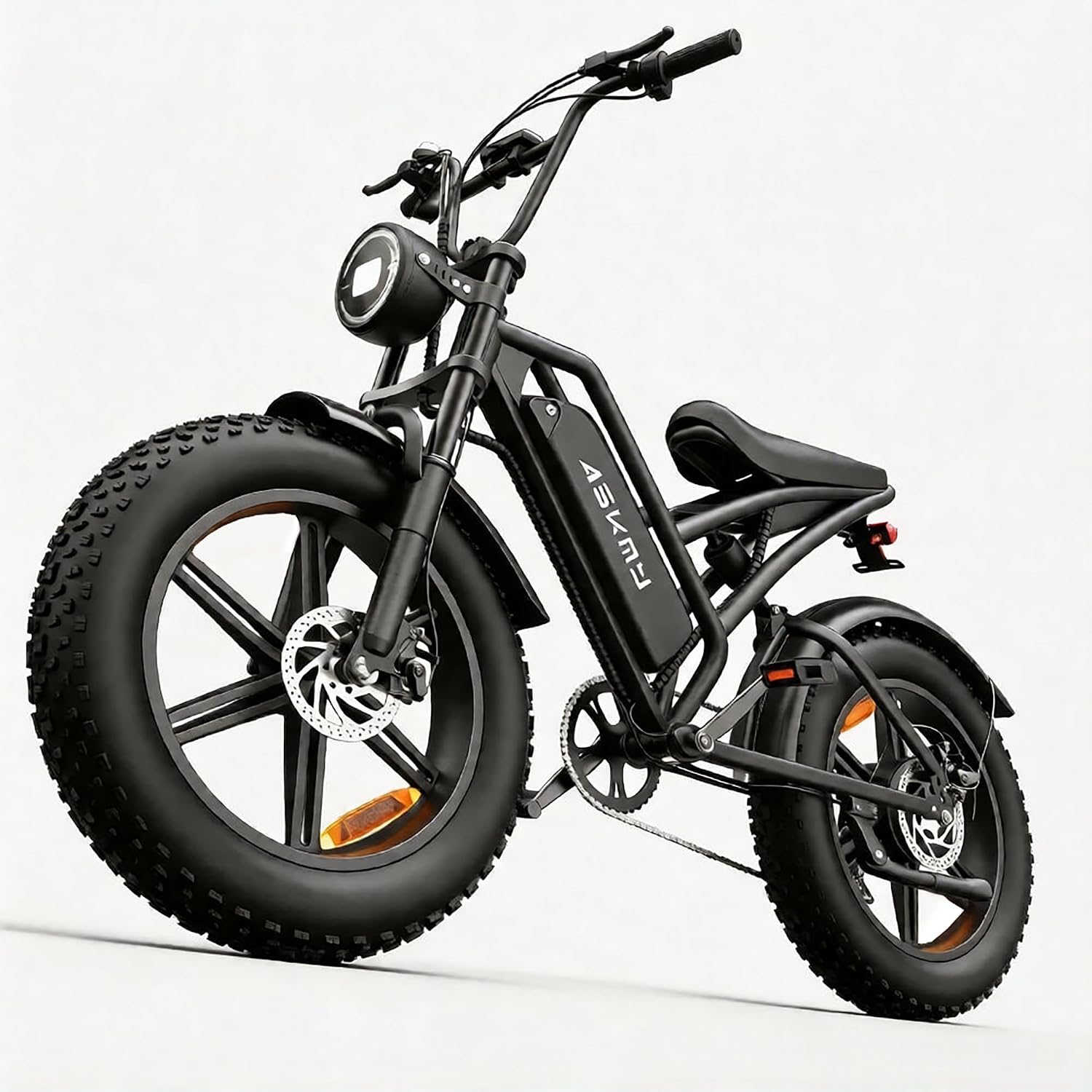 Electric Bike for Adults, 20" 4.0" Fat Tire Ebike 750W Continuous / 1000W Max, 48V 15ah Removable Battery, 30-60+ Miles Range