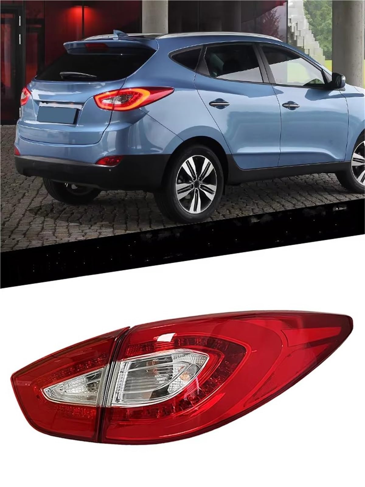 Pilotos Traseros Coche Para Hyundai Para IX35 2013 2014 2015 C: Luz Trasera De Freno Y Marcha Atrás Posición Intermitentes(Exterior derecho)