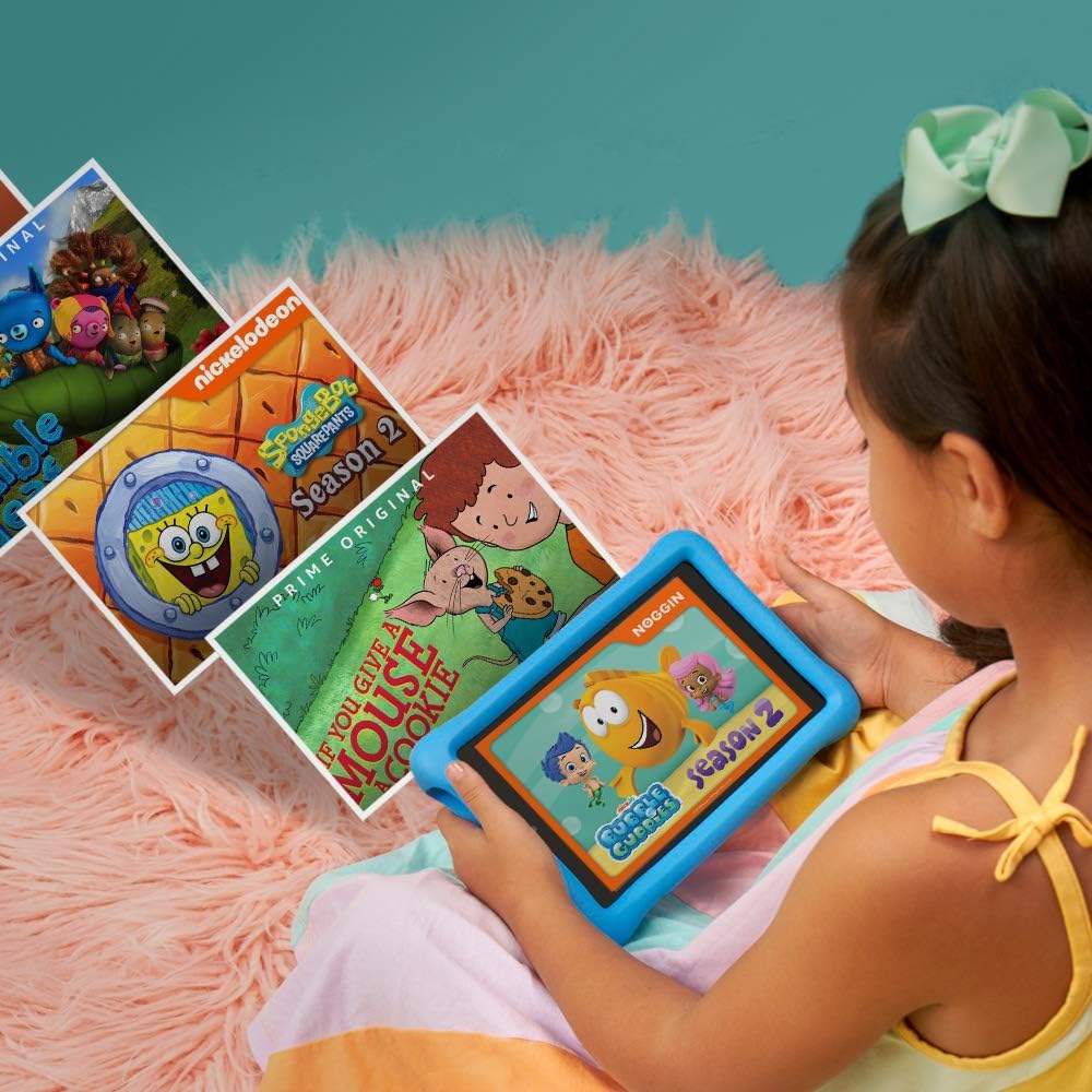 Fire HD 8 Kids Edition Tablet, 8" HD Display, 32 GB, Blue Kid-Proof Case (Previous Generation - 8th)