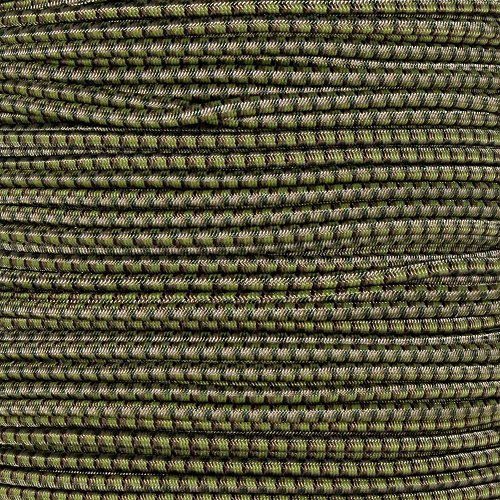 GOLBERG Elastic Shock Cord - 2.5mm, 1/32, 1/16, 3/16, 5/16, 1/8, 3/8, 5/8, 1/4, 1/2 inch Diameter - 10, 25, 50, 100 ft Lengths - Made in The USA (Multi Camo, 1/8in x 10ft)