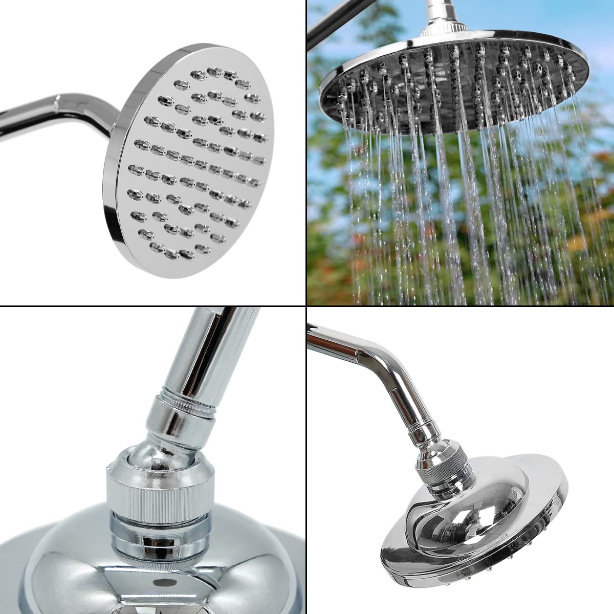 Solardusche ohne elektrischen Anschluss, Solardusche für den Außenbereich, mit Duschkopf und Wasserhahn, Solardusche für Pool, Camping, Garten, Wassertemperatur bis 60 °C (Schwarz 35 Liter)