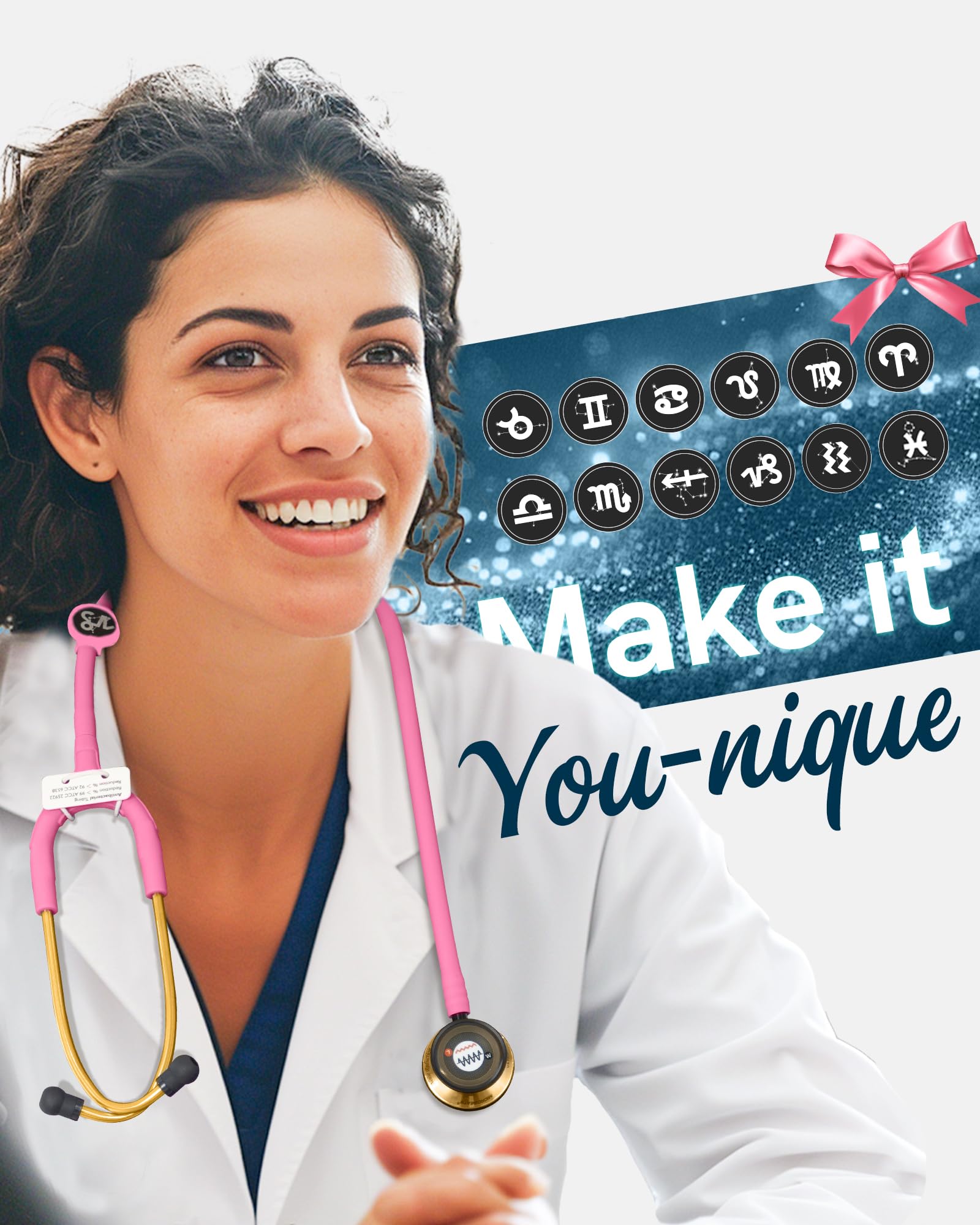 Keep Calm and Rescue On Animal Dogs Paw Print Single Head Stethoscope (Black)