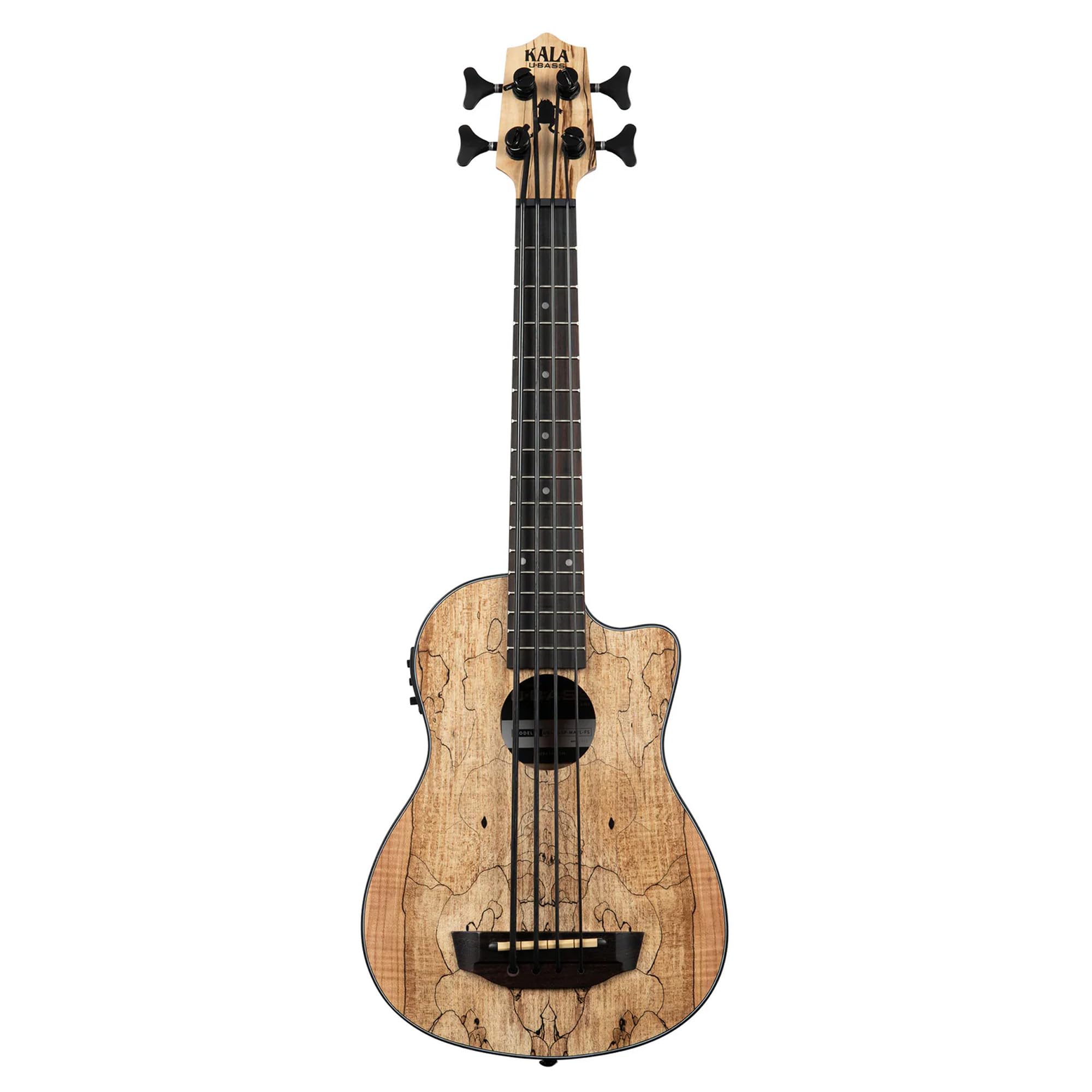 Kala UBASS-SP-MAPL-FS Ukulele Basso Elettrificato Amplificato Spalted Maple