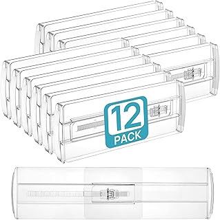 Vtopmart 12 Pack Drawer Dividers for Clothes, 4
