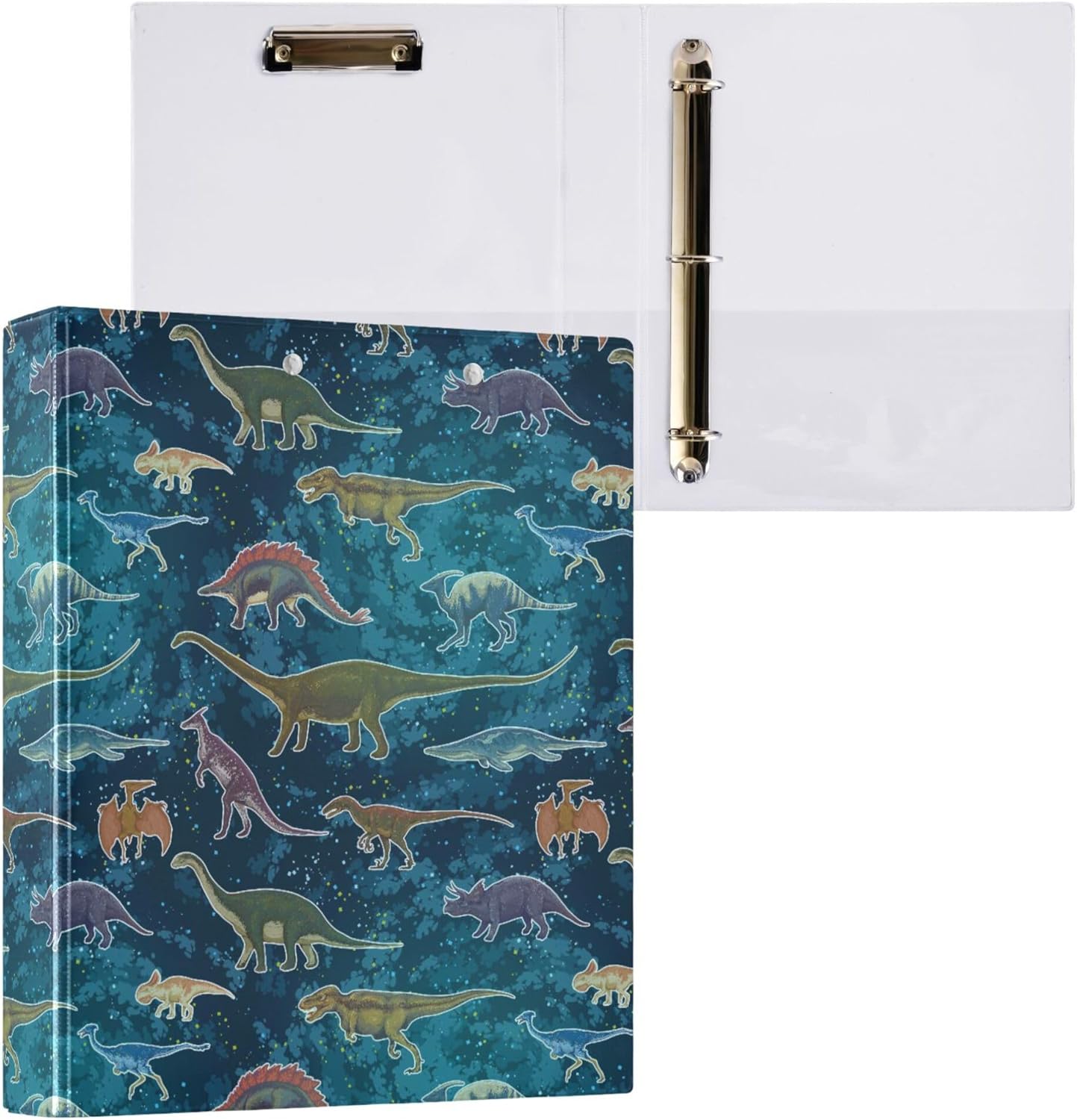 Vozoza Strawberries Decorative 3 Ring Binder 1.5 Inch Large View Binders With