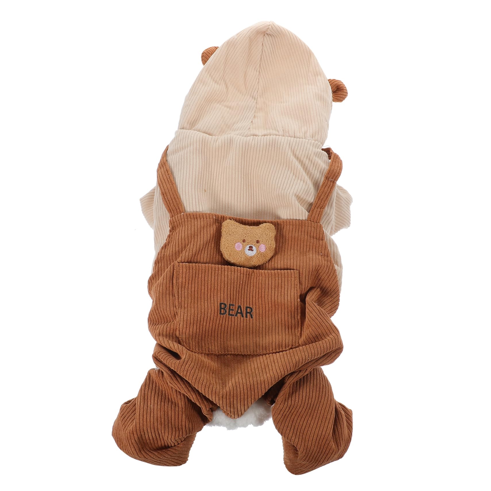 Housoutil 1 Pc Miniatura De Cerveza y Comida Disfraz De Perro De Dibujos Animados para Perros Pequeños Cachorro Traje De Esquí para Mascotas Ropa Suministros De Mascotas Otoño e Invierno