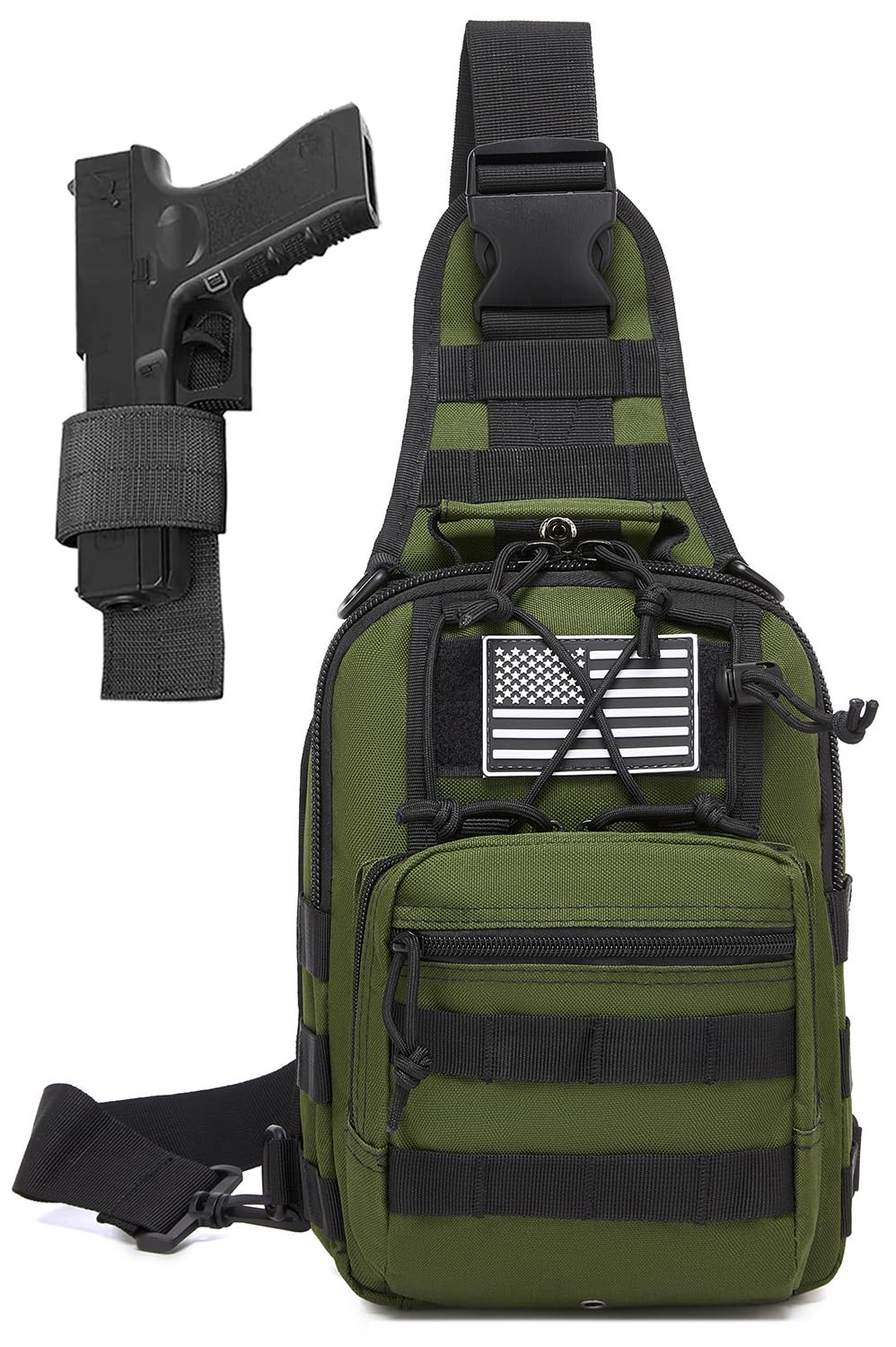 Amazon.com : ATBP Small Tactical Sling Bag for Men with Holster
