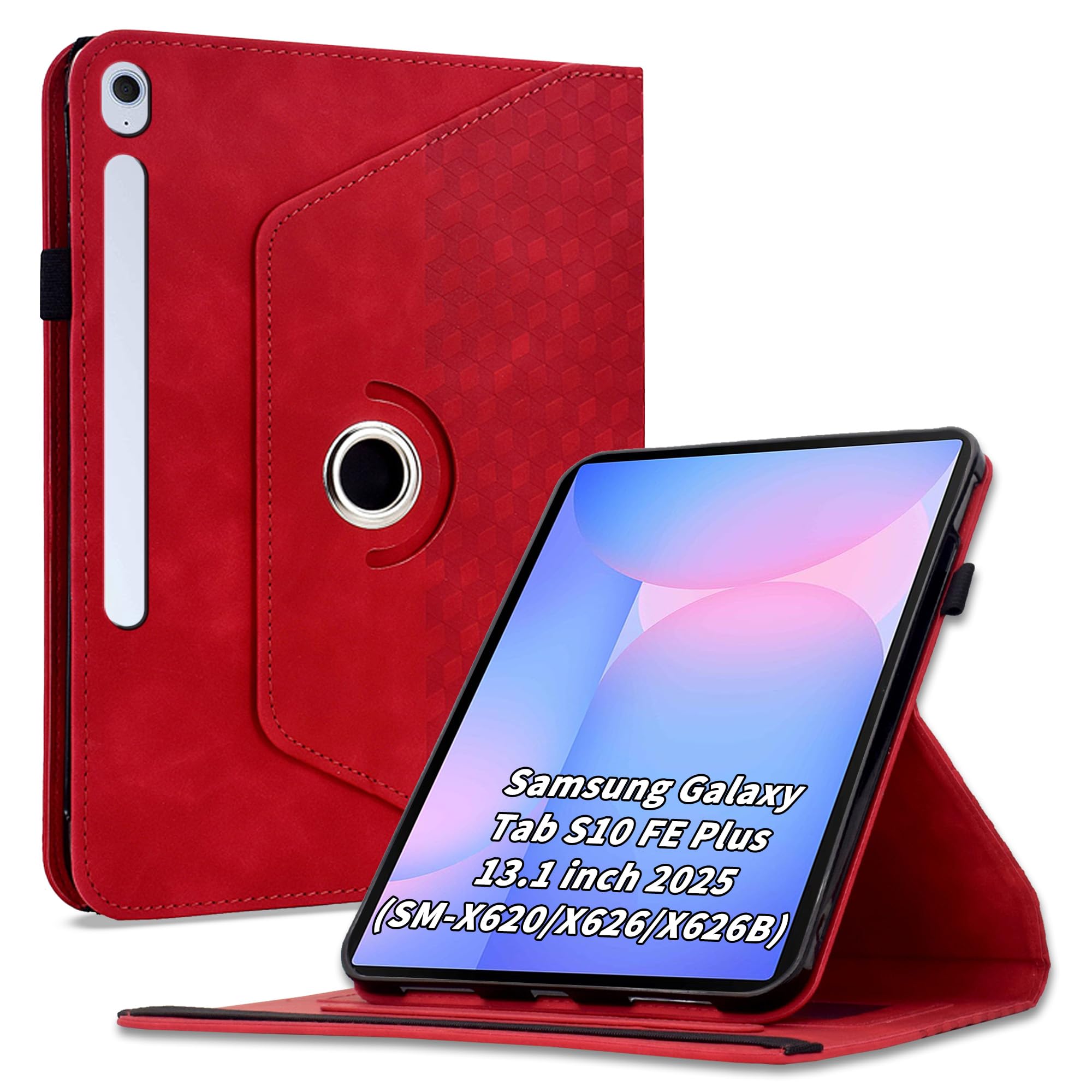 Vkooer 360 Drehbar Hülle Kompatibel mit Samsung Galaxy Tab S