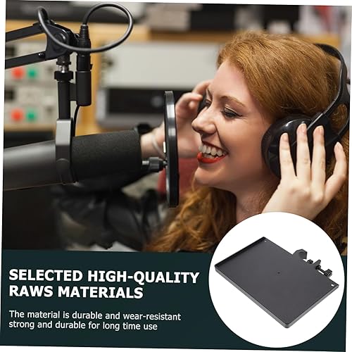 Miniatura 6 de Milisten Bandeja de tarjeta de sonido, trípode para tarjeta de sonido en vivo, trípode para soporte de micrófono de cámara, soporte de teléfono para