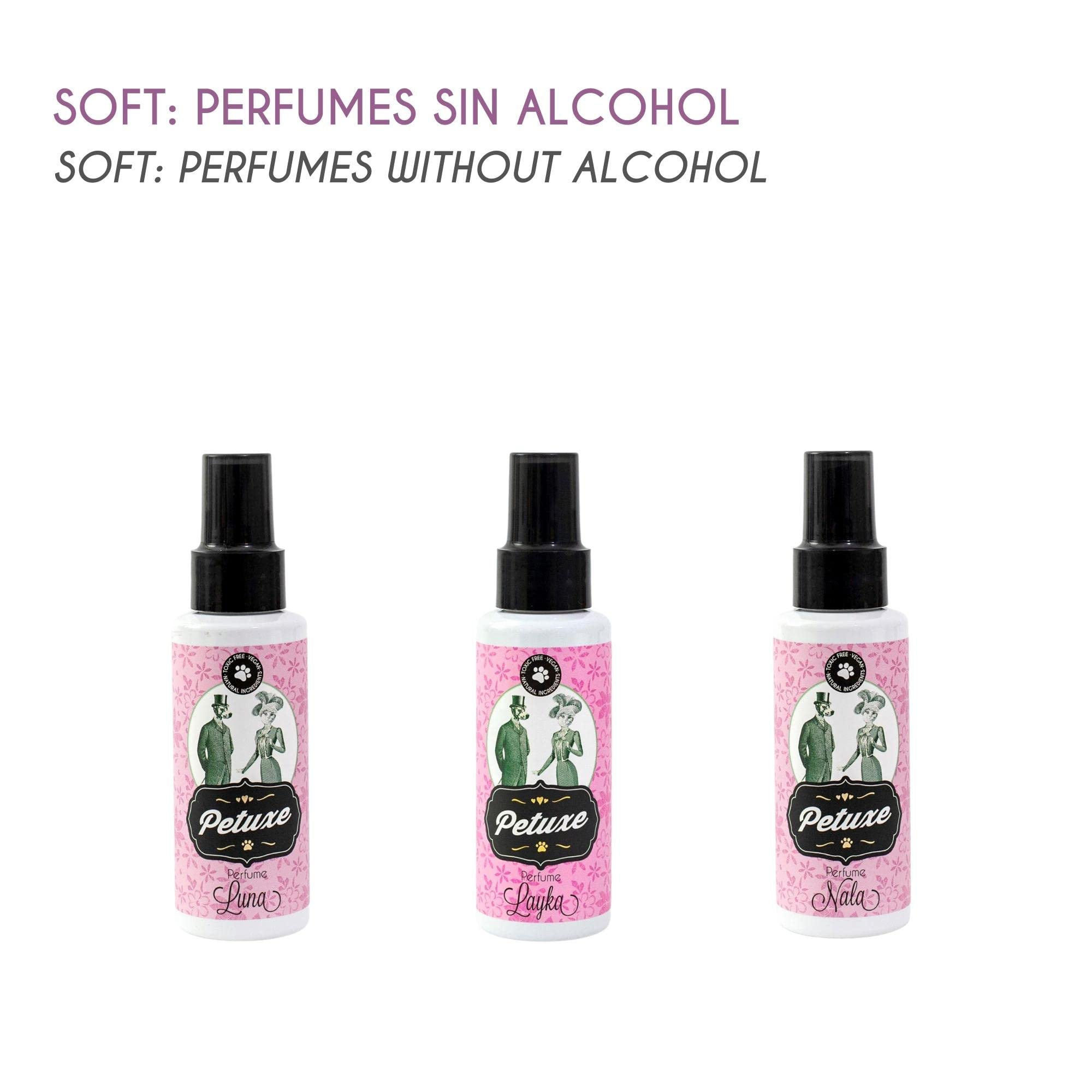 Petuxe Parfum Vegan pour chiens d'origine naturelle. Spray de Cologne pour animaux de compagnie. Correcteur d'odeurs d'animaux. Chiots et adultes. Effet longue durée (Thor)