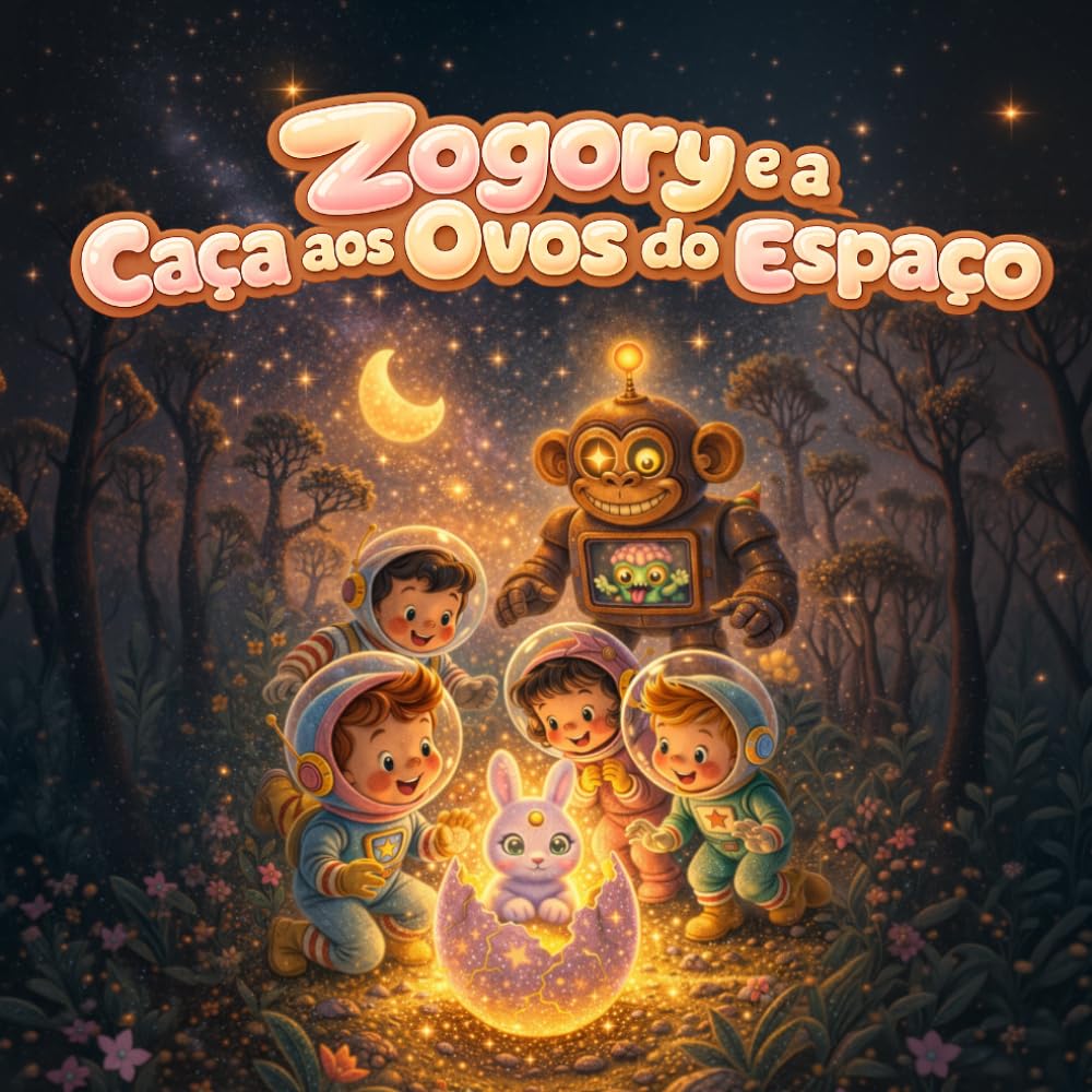 Zogory e a Caça aos Ovos do Espaço: Uma aventura cósmica brilhante com um ovo misterioso (zogory (edição em Português))