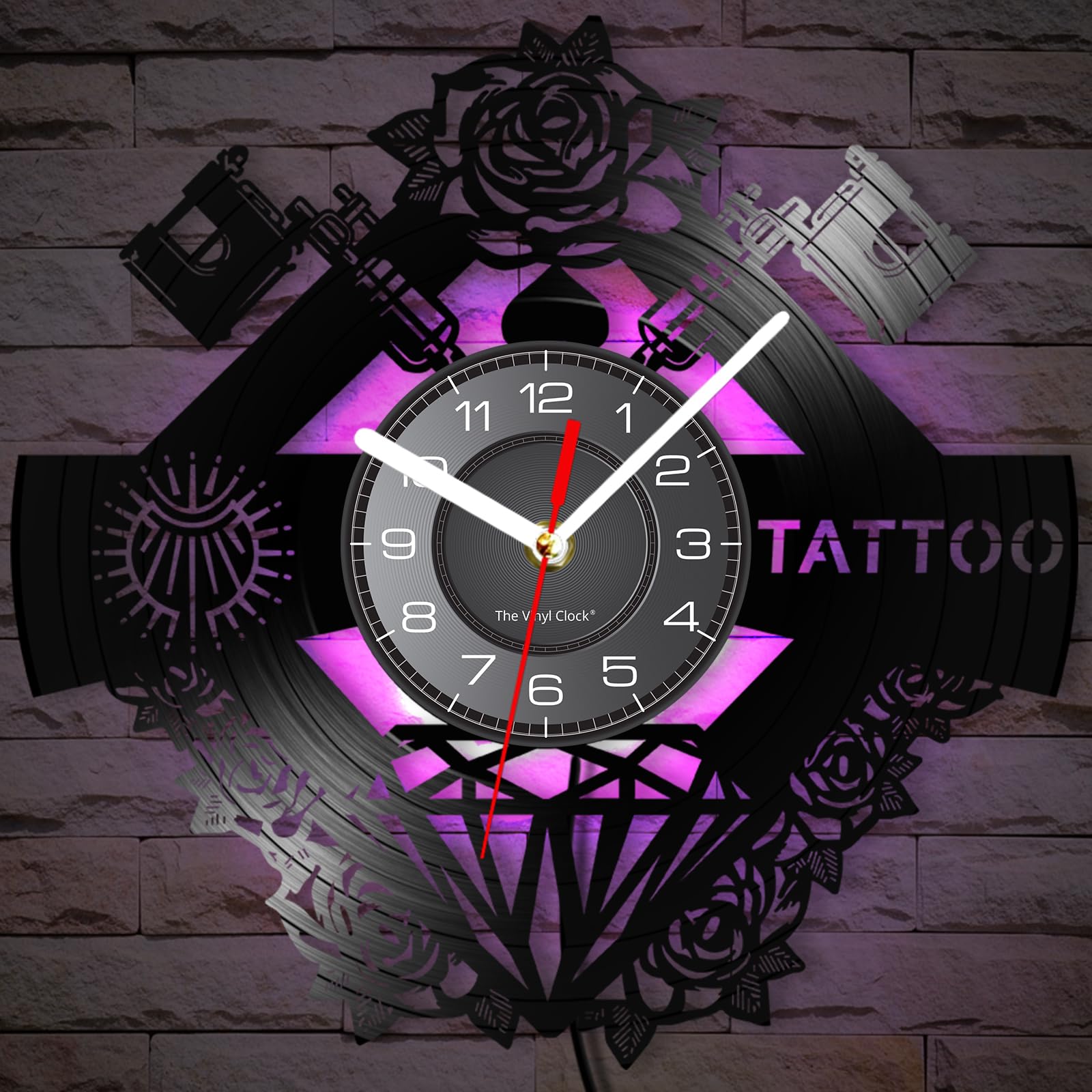 Amazon.com: Timethink 12'' Tattoo Studio Sign LED Vinyl Record