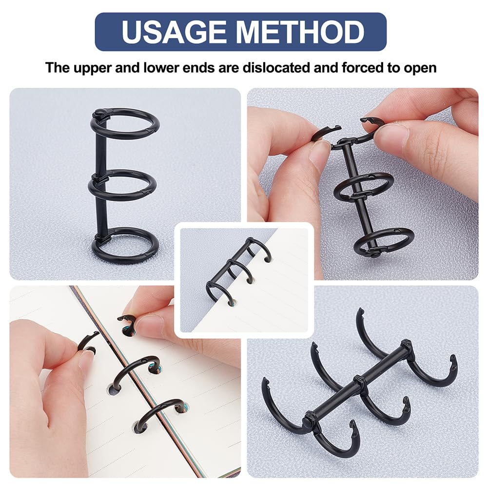 Kit De 160 Peignes De Reliure En Plastique - 8 Tailles Pour Classeurs, Albums, Calendriers - 4