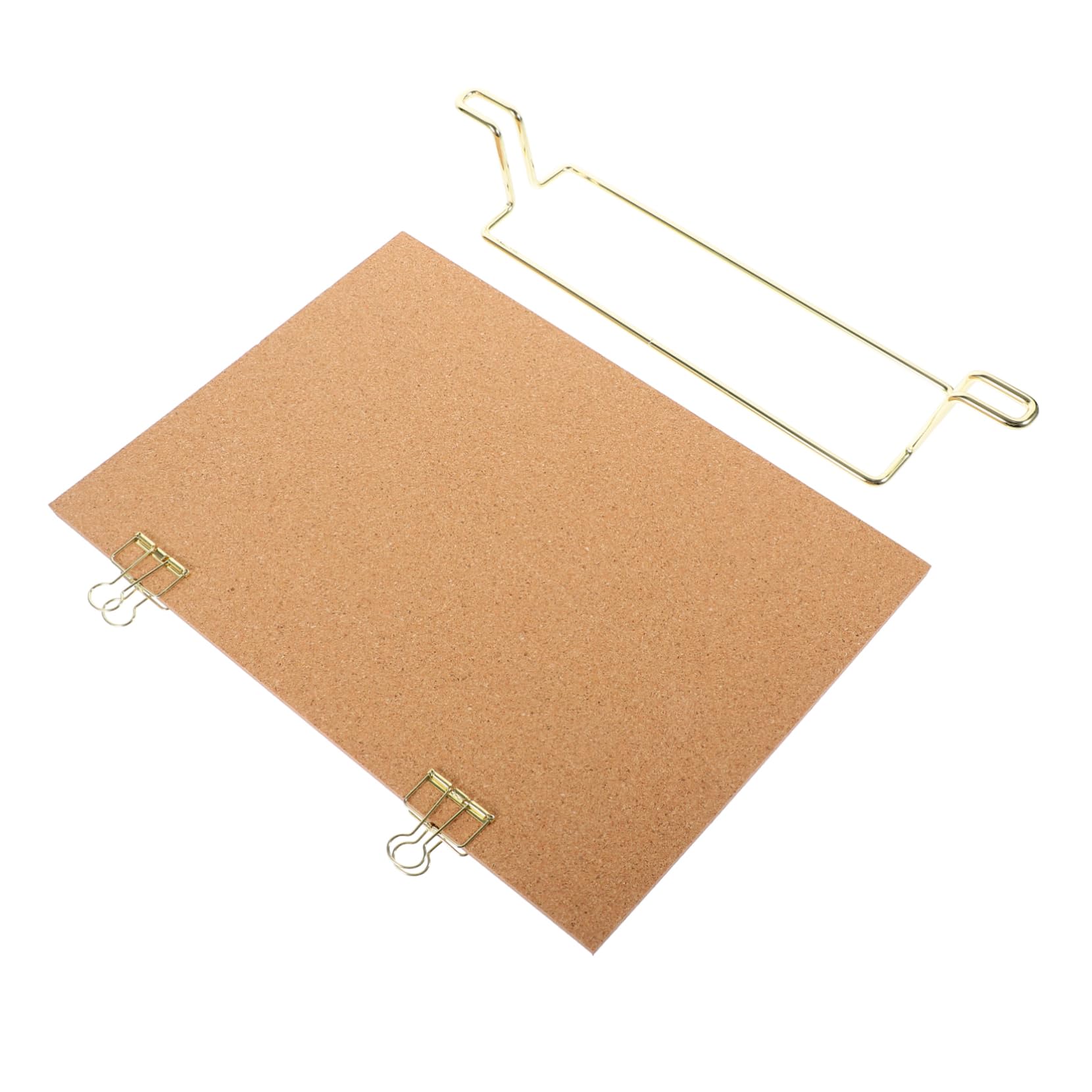 Lavagna di Sughero da Scrivania Bianca, Memo Board Compatta | Appendere, Durata Prolungata, Design Semplice e Pratico, per Appunti e Display in Ufficio