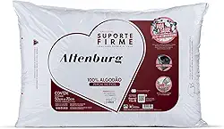 Travesseiro Suporte Firme Altenburg Extra Branco Capa Percal 180 Fios 100% Algodão