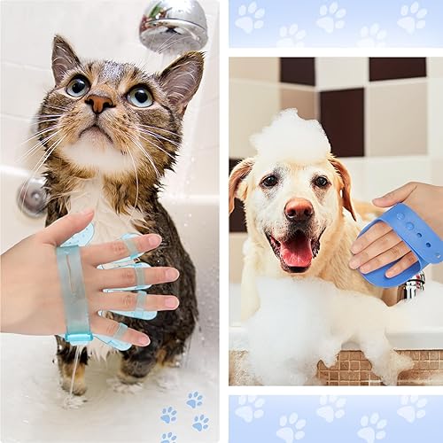 Miniatura 6 de Yaomiao 9 piezas de cepillo de aseo para perros, kit de limpieza automática para perros, cepillo para eliminar pulgas y cortaúñas y lima para