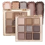CAKAILA 9 Colors Nude Eyeshadow Palette Makeup,Taupe Bronze Brown Matte Cream Eye Shadow,Natural Neutral Eyeshadow Palette Nude,Naturing-Looking Long Lasting Waterproof