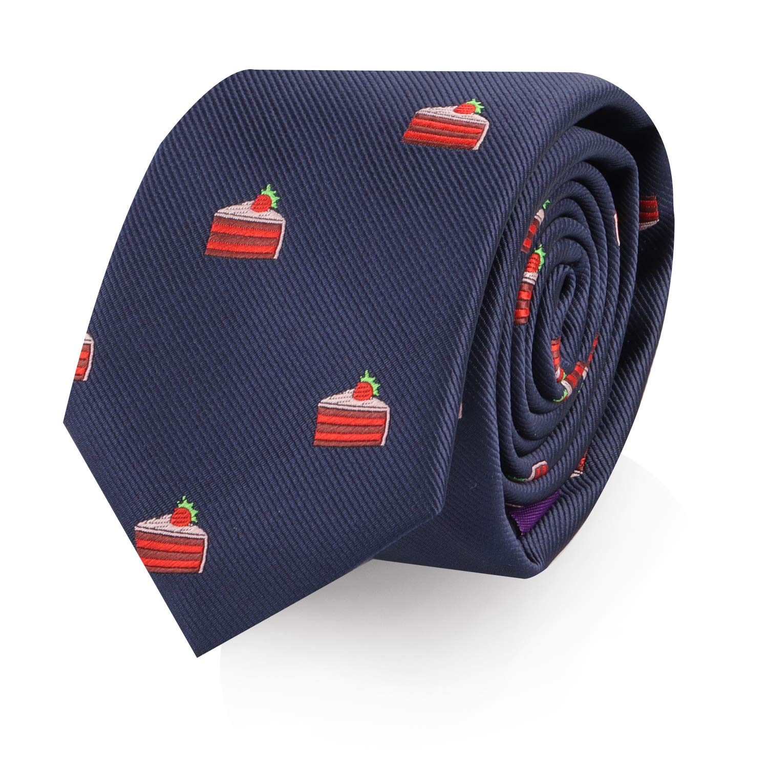 AUSCUFFLINKS Food & Drink Ties | Speciality Ties for Men | Woven Skinny Neckties | Present for Work Colleague