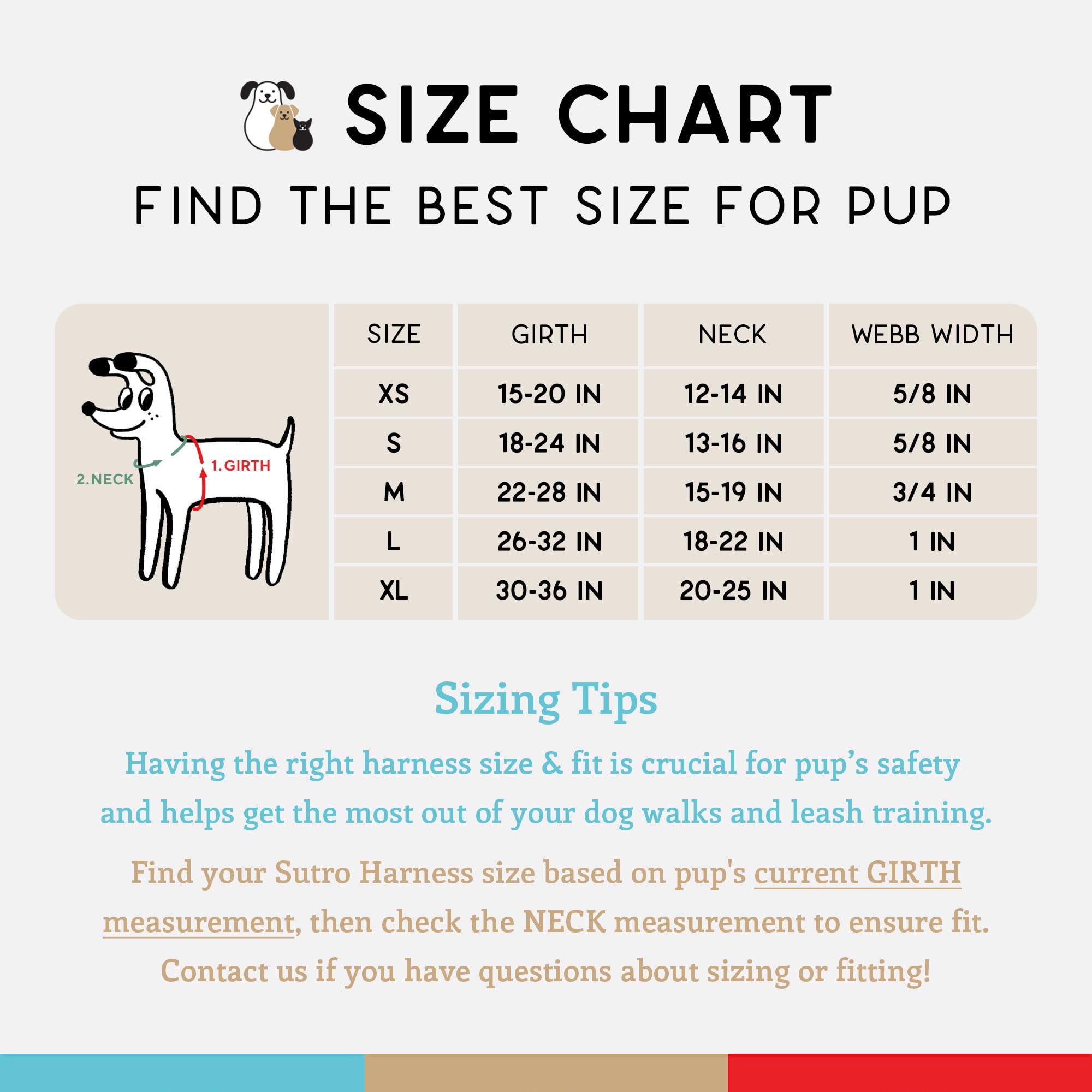 Sutro Snug Fit Hundegeschirr – Weich Gepolstert, 4-Punkt Verstellbar, Mit Reflektierenden Streifen – Für Hunde Bis 91 Cm Brustumfang (XL)