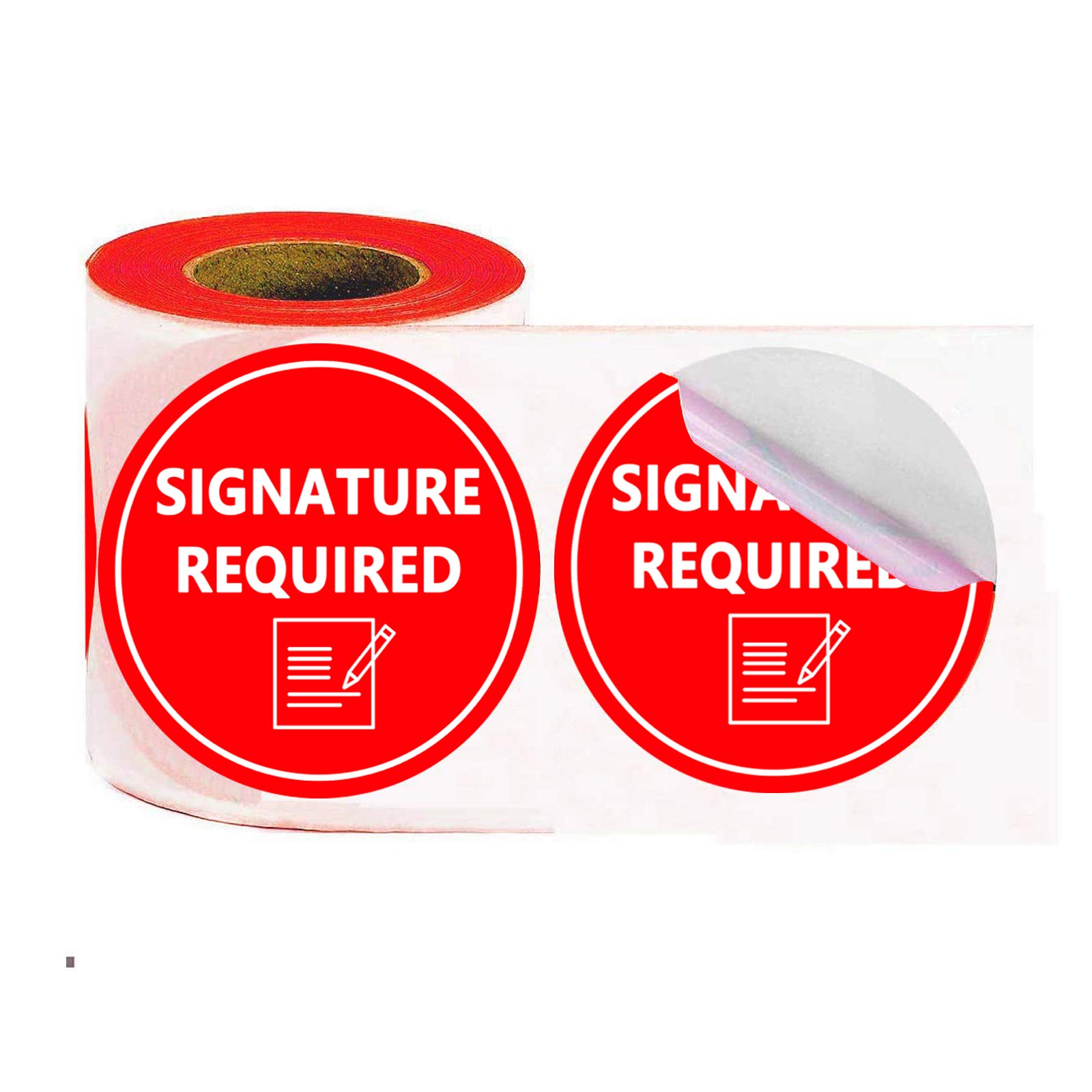Signature Required Stickers,Mailing Handling Instructions for Shipping Boxes 3 Inches Sticker Labels 300 Pcs Per Roll